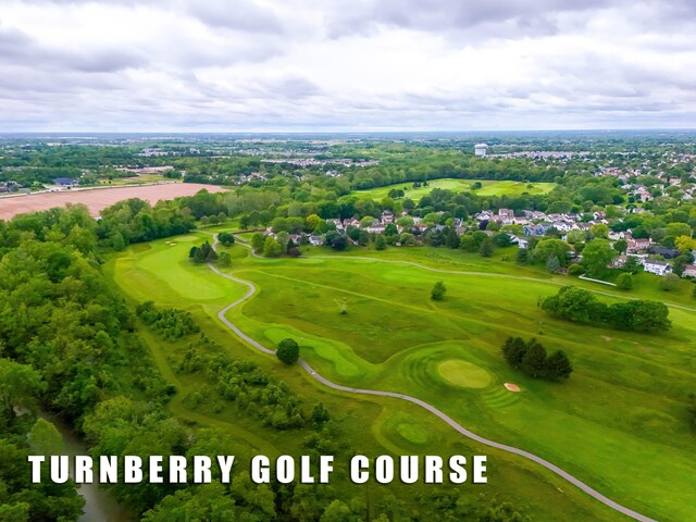 308 Postage Cir, Pickerington, OH 43147 - bird's eye view of a golf course and a tree filled landscape