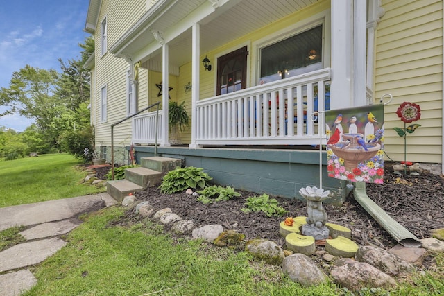 1625 Stringtown Rd NE, Lancaster, OH 43130 - view of side of property with a porch and a lawn