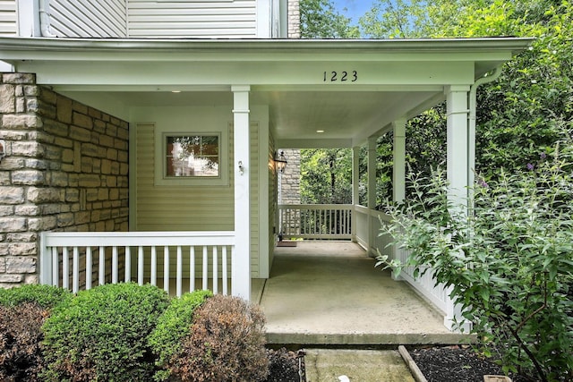 1223 Sanctuary Pl, Columbus, OH 43230 - view of exterior entry with covered porch