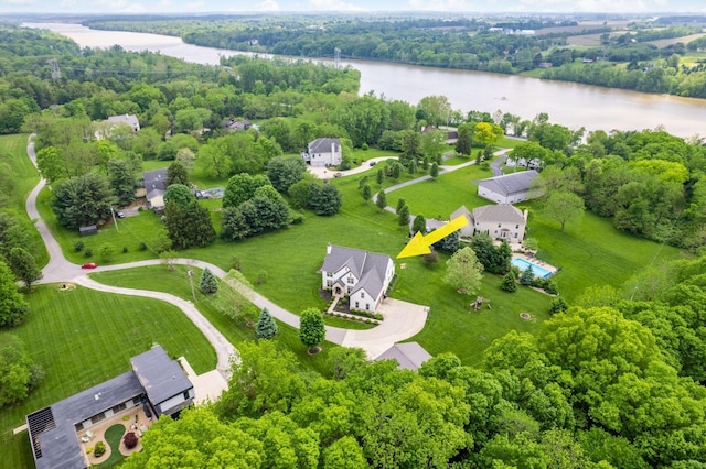 5046 Clark-Shaw Rd, Powell, OH 43065 - aerial view of a large body of water