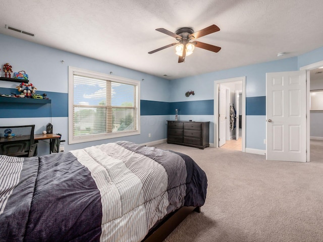 5046 Clark-Shaw Rd, Powell, OH 43065 - carpeted bedroom with baseboards and ceiling fan