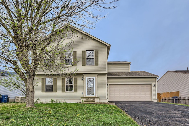 1041 Clifton Chase Dr, Galloway, OH 43119 - view of front of house with driveway and a garage