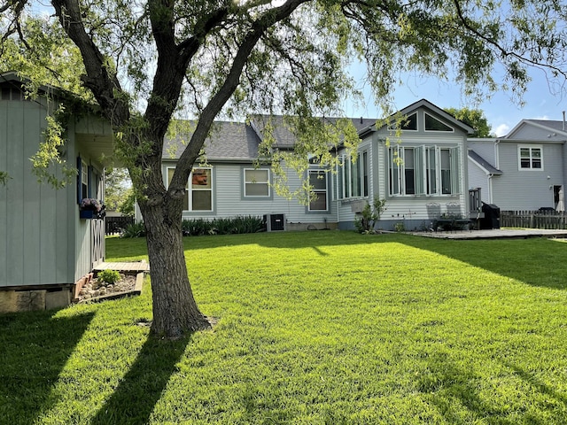 4378 Brickwood Dr, Hilliard, OH 43026 - back of house featuring cooling unit and a shingled roof