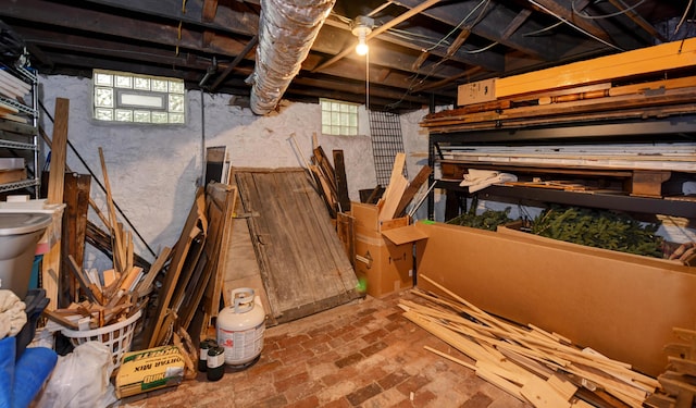 758 S Front St, Columbus, OH 43206 - basement featuring healthy amount of natural light