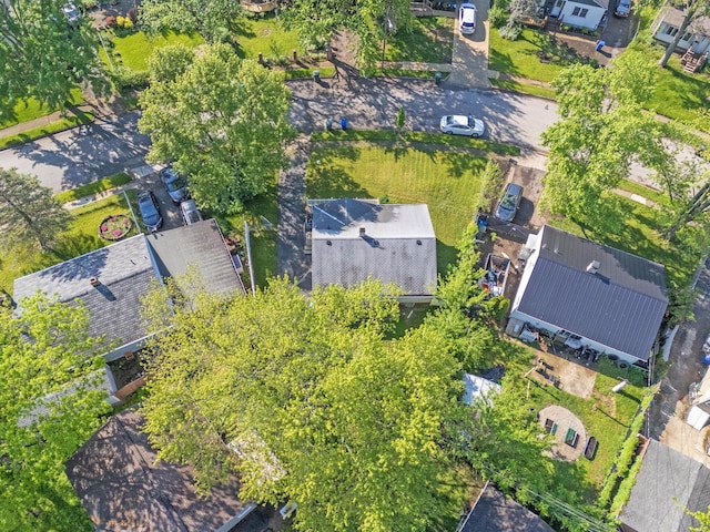 aerial view of property's location featuring nearby suburban area