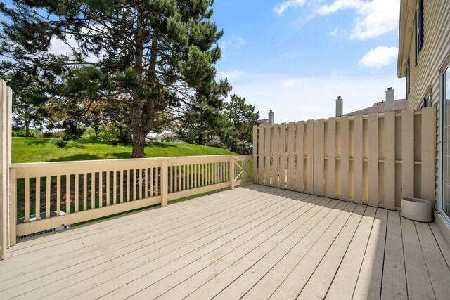 5394 Ambrosia Ave Unit 21B, Columbus, OH 43235 - view of wooden terrace