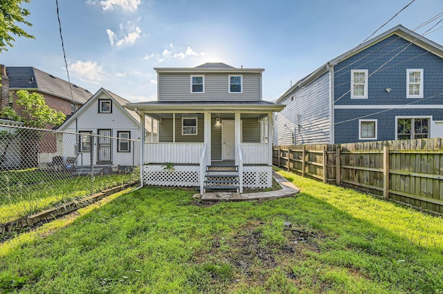 view of front of home featuring a porch