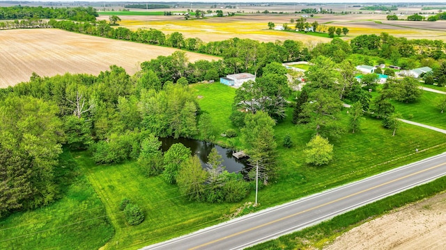 13742 State Rte 41, Jeffersonville, OH 43128 - overview of rural landscape with a tree filled landscape and a nearby body of water