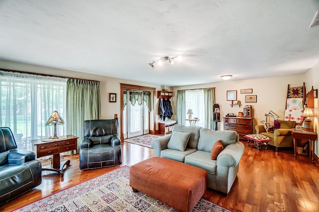 13742 State Rte 41, Jeffersonville, OH 43128 - living area with wood finished floors