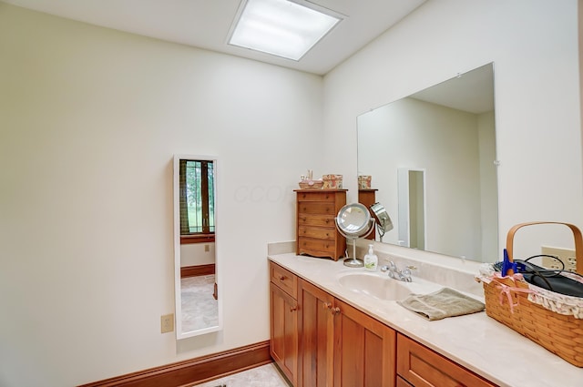 13742 State Rte 41, Jeffersonville, OH 43128 - bathroom with vanity and baseboards