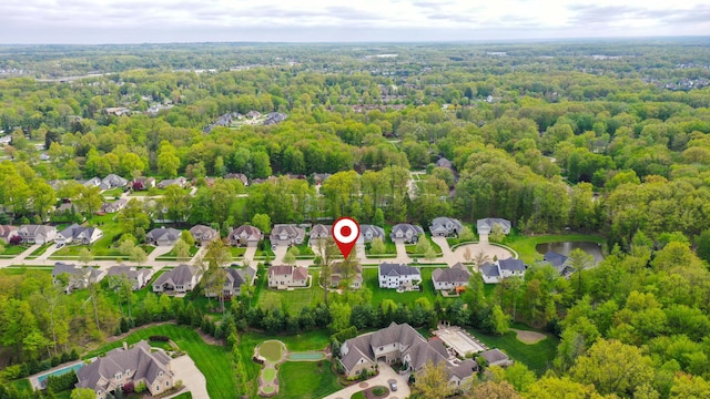 21252 Breckenridge Ln, Strongsville, OH 44149 - aerial view of residential area with a forest