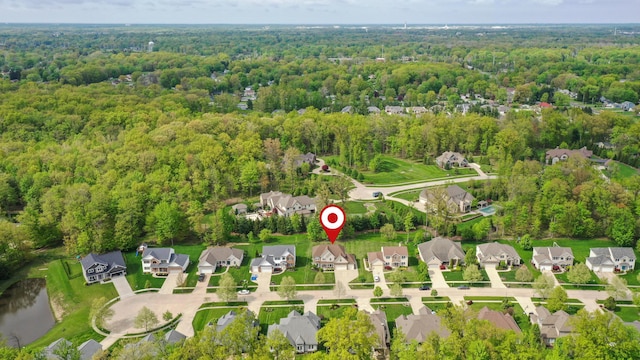 21252 Breckenridge Ln, Strongsville, OH 44149 - view of property location with a heavily wooded area and nearby suburban area