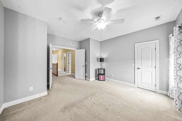 21252 Breckenridge Ln, Strongsville, OH 44149 - unfurnished bedroom with carpet floors, baseboards, and ceiling fan