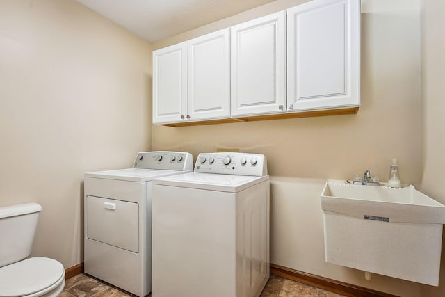 4217 Caswell Rd, Johnstown, OH 43031 - washroom with independent washer and dryer and baseboards