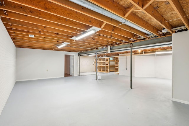 4217 Caswell Rd, Johnstown, OH 43031 - unfinished basement with baseboards