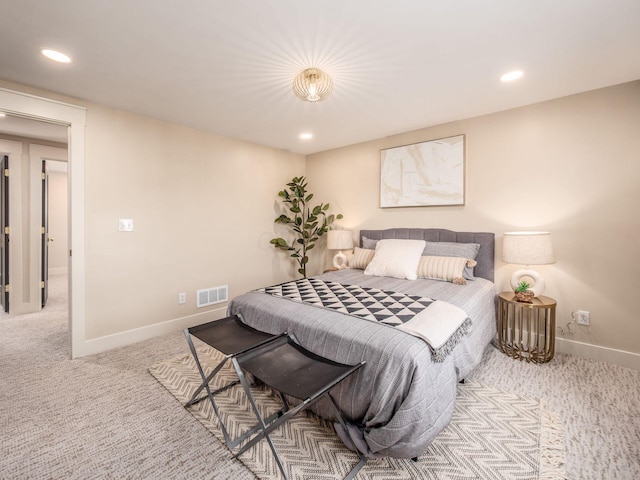 697 Stanley Ave, Columbus, OH 43206 - carpeted bedroom featuring baseboards and recessed lighting