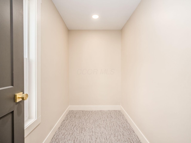 697 Stanley Ave, Columbus, OH 43206 - carpeted empty room featuring baseboards and recessed lighting