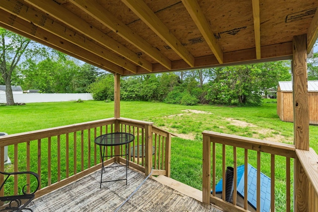 145 Sara Ave, Marion, OH 43302 - view of wooden deck