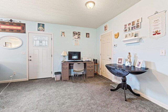 145 Sara Ave, Marion, OH 43302 - home office with carpet floors and baseboards