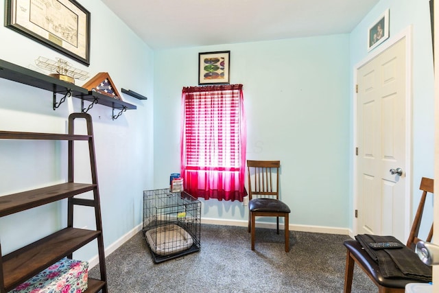 145 Sara Ave, Marion, OH 43302 - living area featuring carpet and baseboards