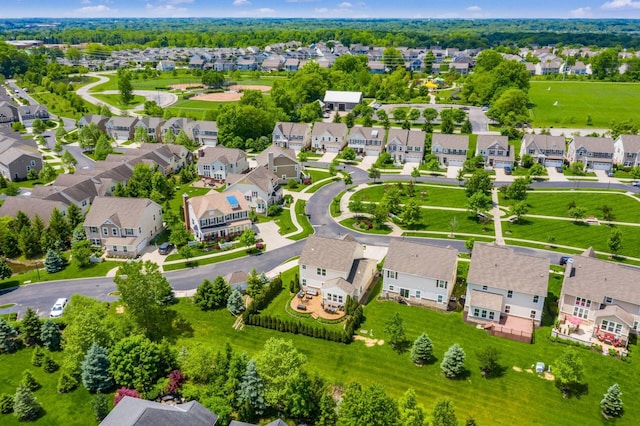 7834 Avaleen Cir N, Dublin, OH 43016 - aerial perspective of suburban area
