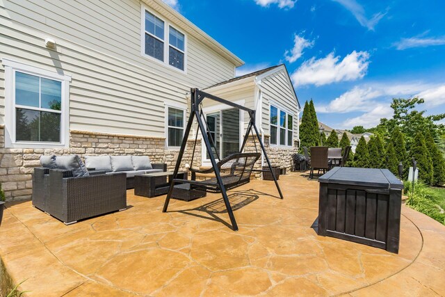 7834 Avaleen Cir N, Dublin, OH 43016 - view of patio / terrace featuring outdoor lounge area