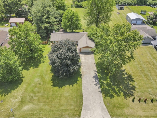 aerial view of property and surrounding area