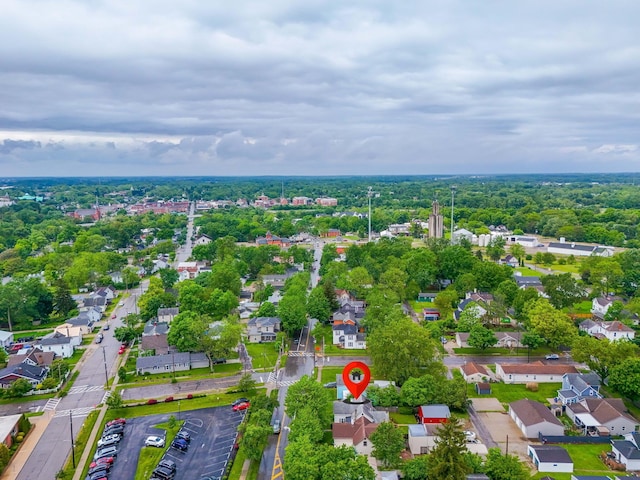 281 E Central Ave, Delaware, OH 43015 - aerial view of property and surrounding area featuring nearby suburban area
