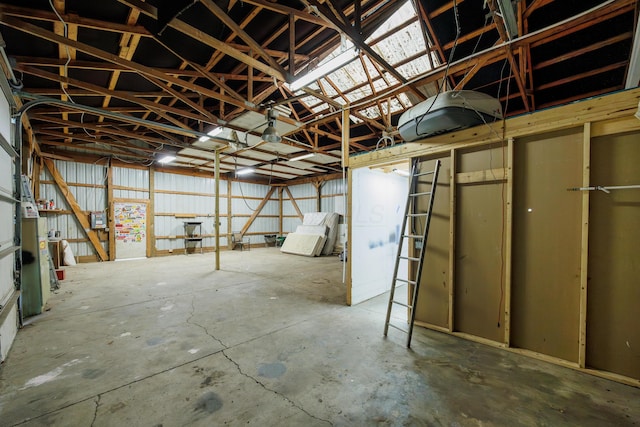 1366 Dyer Rd, Grove City, OH 43123 - misc room with a garage and concrete floors