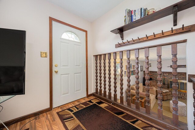 5965 Lucky Charm Dr, Galloway, OH 43119 - entrance foyer featuring light wood-type flooring and baseboards
