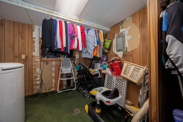 5965 Lucky Charm Dr, Galloway, OH 43119 - storage area with washer / clothes dryer