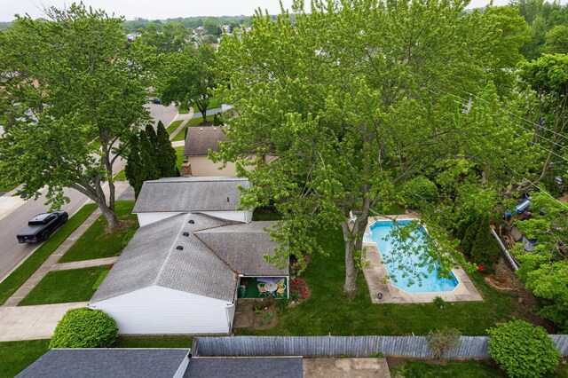 5965 Lucky Charm Dr, Galloway, OH 43119 - aerial view of a pool area