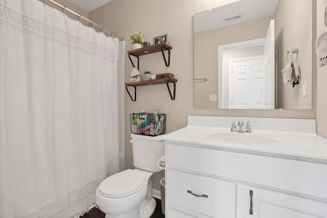 7540 Twisted Bark Dr, Canal Winchester, OH 43110 - bathroom featuring vanity and a shower with shower curtain