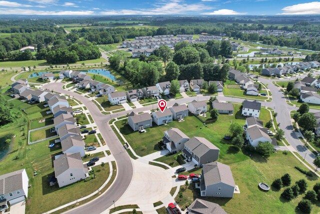 7540 Twisted Bark Dr, Canal Winchester, OH 43110 - aerial view of property's location with nearby suburban area and a nearby body of water