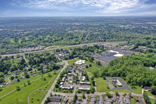 625 Country Club Dr Unit E4, Newark, OH 43055 - aerial perspective of suburban area featuring a forest