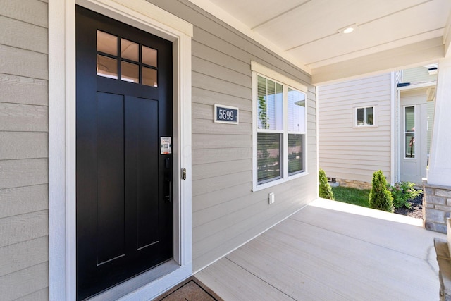 5599 Piatt Rd, Lewis Center, OH 43035 - view of exterior entry with covered porch