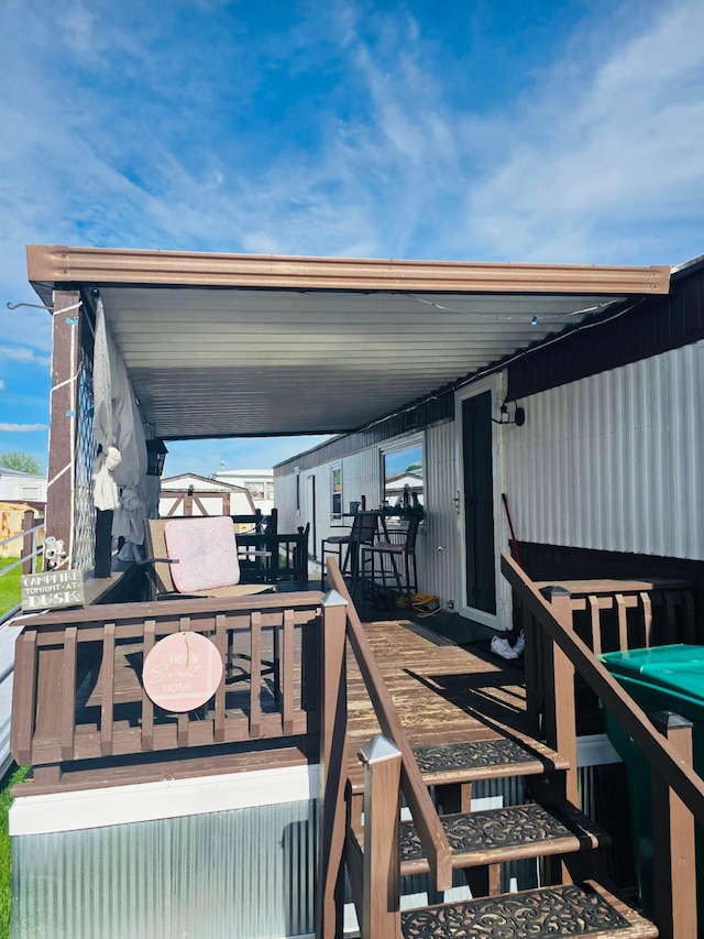 12030 Holly Dr Unit 31, Lakeview, OH 43331 - view of deck