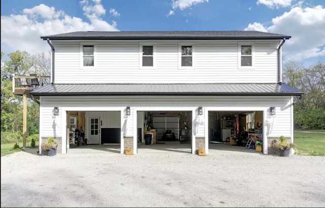 4320 Jacktown Rd, Ostrander, OH 43061 - garage featuring driveway