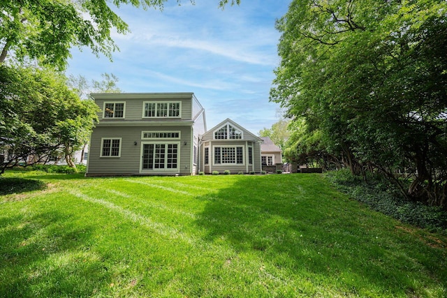 366 W S St, Worthington, OH 43085 - back of house featuring a lawn
