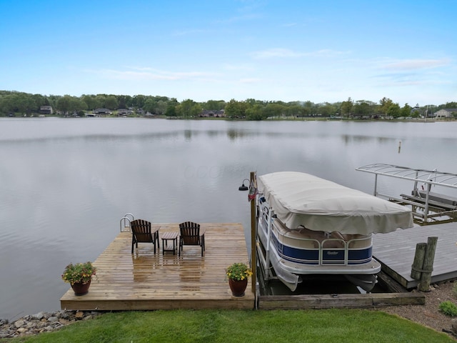 1244 E Choctaw Dr, London, OH 43140 - dock area with a water view