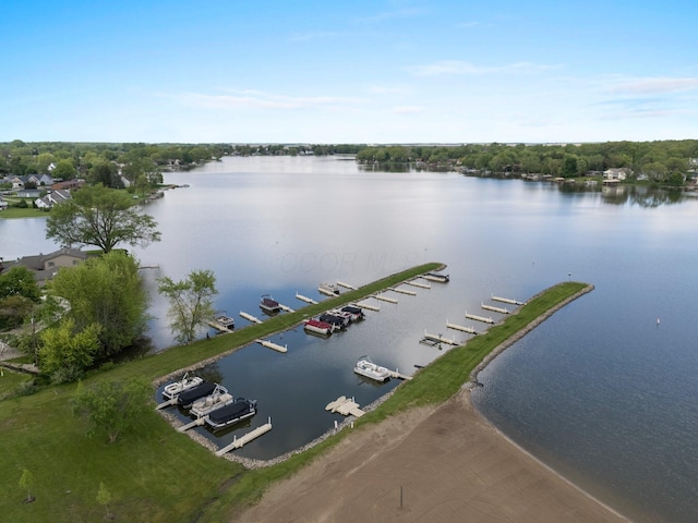 1244 E Choctaw Dr, London, OH 43140 - drone / aerial view of a large body of water