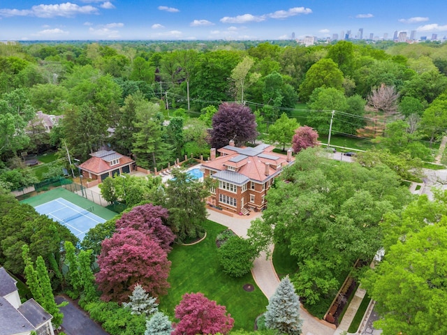 140 N Parkview Ave, Bexley, OH 43209 - drone / aerial view of a heavily wooded area