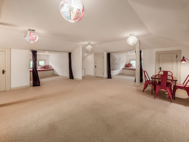 140 N Parkview Ave, Bexley, OH 43209 - below grade area with carpet flooring, baseboards, and stairway