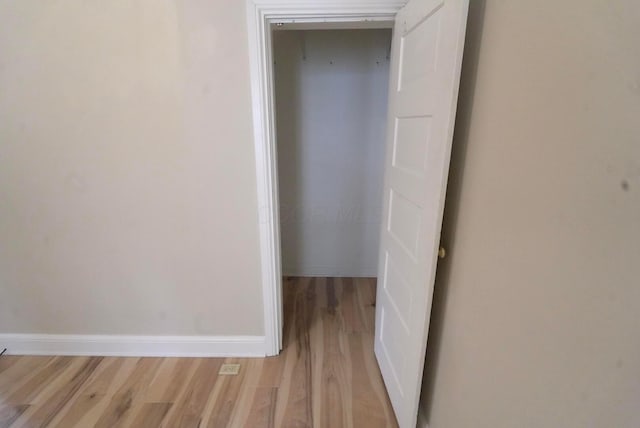 723 N Maple St, Lancaster, OH 43130 - hall with light wood-style flooring and baseboards