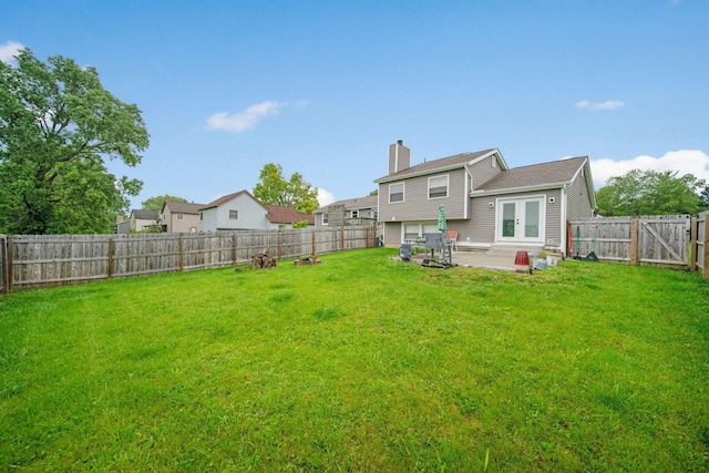 5309 Trillium Ct, Columbus, OH 43230 - view of yard featuring a patio and french doors