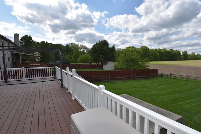 255 Oakview Ct, Pickerington, OH 43147 - wooden deck with a pergola
