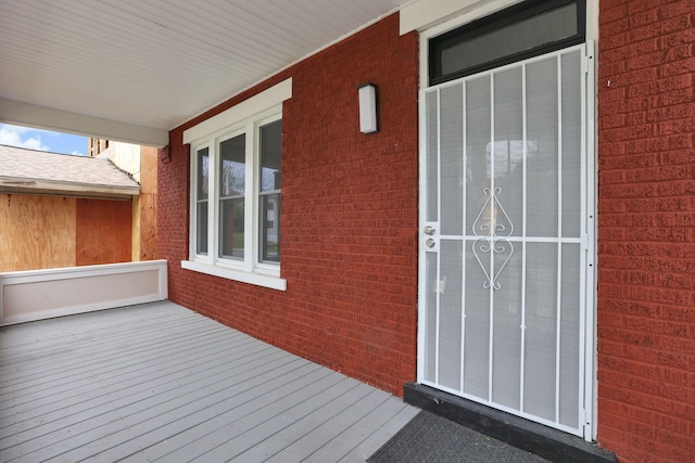 1195 E Whittier St, Columbus, OH 43206 - view of exterior entry with brick siding