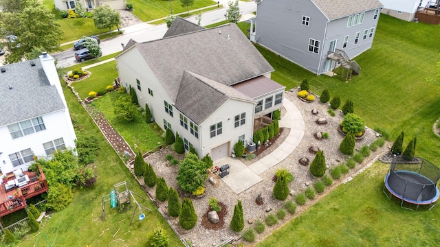 7563 Jenkins Dr, Canal Winchester, OH 43110 - view from above of property