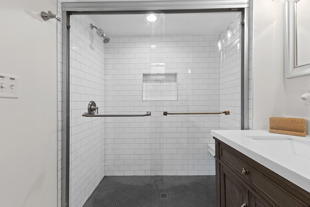 270 S Kellner Rd, Columbus, OH 43209 - bathroom featuring a shower stall and vanity