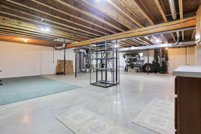 1200 Willow Rd, Springfield, OH 45502 - basement with heating unit